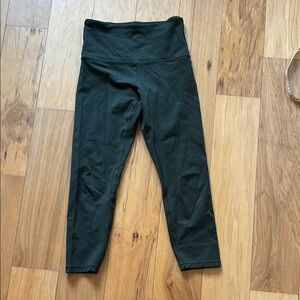 Obha dark green yoga pants size small.